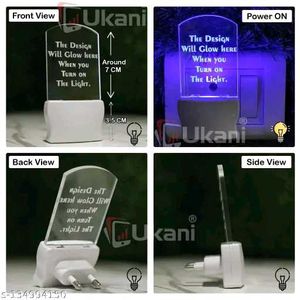 GOD SHIV Acrylic 3D Optical Illusion Night Lamp