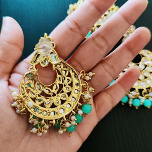 Maang Tika Earrings Set