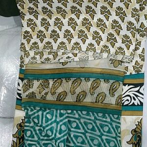 Unstitched Dress Material Of Top, Bottom & Dupatta