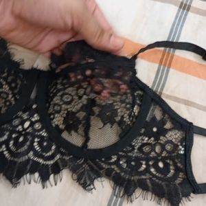 Transparent Underwired Bra