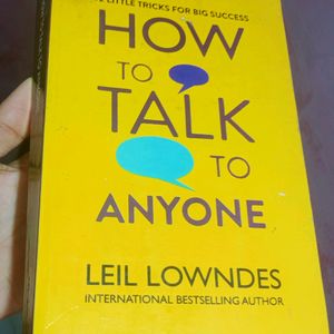 How To Talk,To Anyone📚