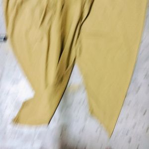 Beige Gold Colour Dhoti Pant. Like New