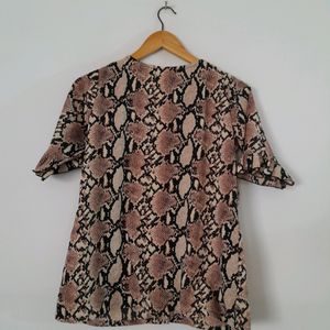 Animal Print Top