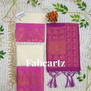 Off Sarees Green Colour