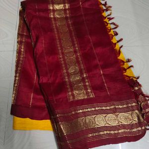 Pure Kanchi Pattu Saree 💛❤️