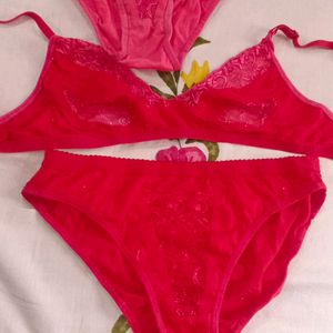 Combo,Bra And Panty Set