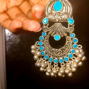 Oxidised Chandbali Earing