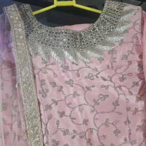 Pink And Golden Gharara Set(divider)