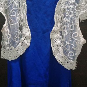 Beautiful Georgette Dress With Shrug