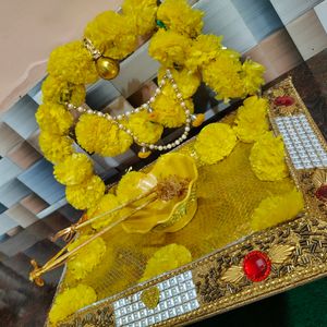 Handcrafted Decorative Haldi Plate