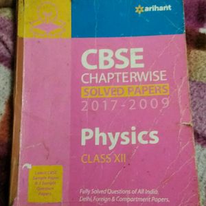 Cbse Class 12 Physics 10 Year Chapterwise Book