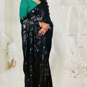 Black Grey Sync  (This Included 3 Sarees)