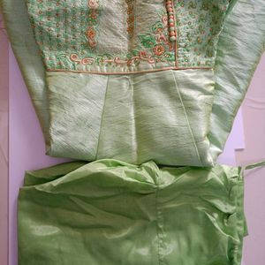 New Green Chudi With Pant