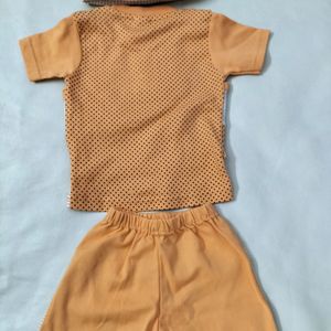 Baby Clothing Set With Unused New Knee Pads