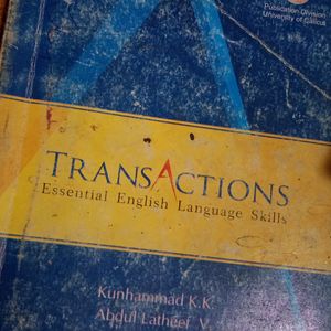 Transactions Textbook BA.English