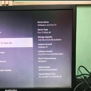 Amazon Firestick 4k 3rd Generation For Sale