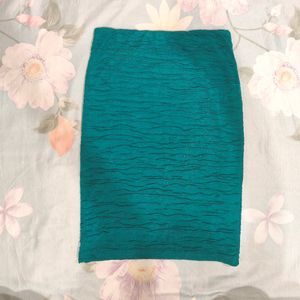 Sea Green Pencil Skirt