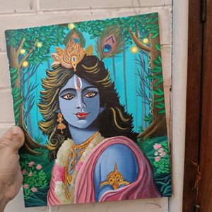 Krishna Canvas Painting