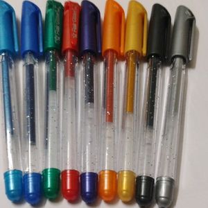 12 SHADES OF COLOURS SPARKLE PENS