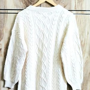 Cream Colour Sweater Size-40