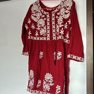 Embroidery Short Kurta