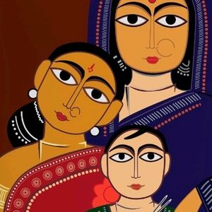 Beautiful Indian Culture Artwork On Canvas