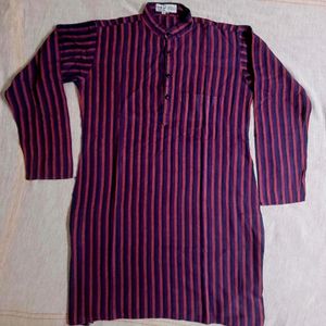 Men Striped Kurta By Khadi