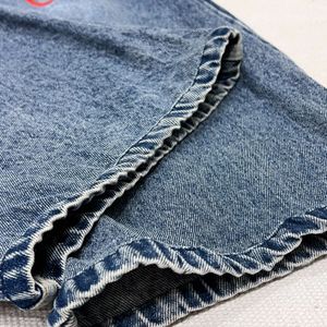 Heart Cut Out Jeans