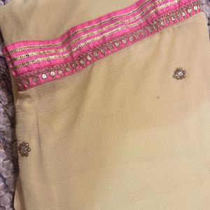 GOTA BORDER SAREE ✨