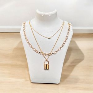 Three Line Anti Tarnish Gold Chain