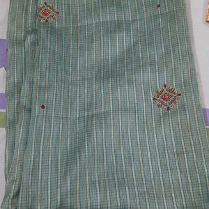 Used Embroidered Saree