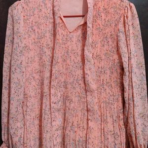 Pinkish peach Colour Top