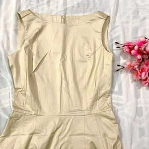 Beige Dress- Made In US