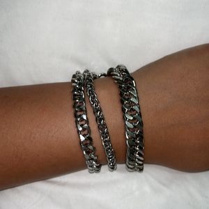 H&M Silver Bracelet Chains