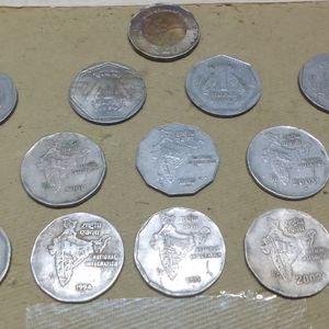 Old And 75 Aazadi Ka Amrit Mahotsav Coin Combo