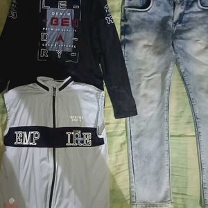 Jeans,Coat,Inner Wear Tshirt. At Low Price