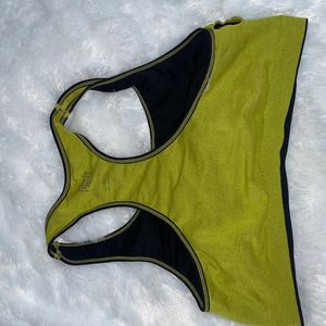 Free Size Beautiful Lime Color Sports Bra