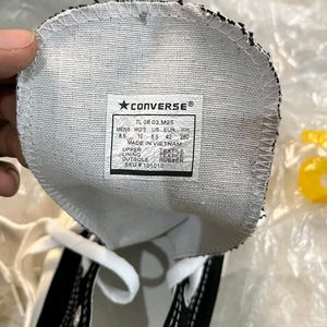 CONVERSE CDG PLAY BLACK HIGH TOPS SNEAKERS