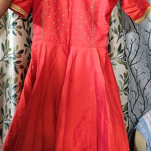 Party Wear Long Frock Top(Negotiable Price)