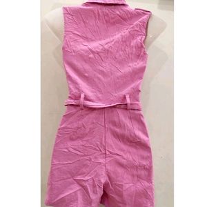 🎀 pink Denim Jumpsuit For Womens.🎀🌹