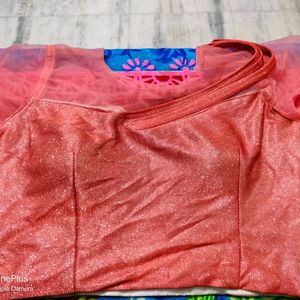 Crop Top With Dupatta