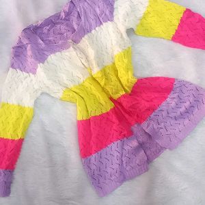 Colorful Cozy Warm Shrug