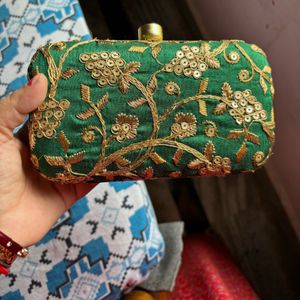 Party Wear Sling Cum Clutch Bag