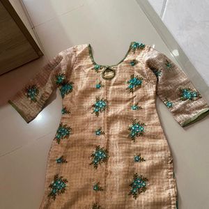 40 Bust Chanderi Kurta