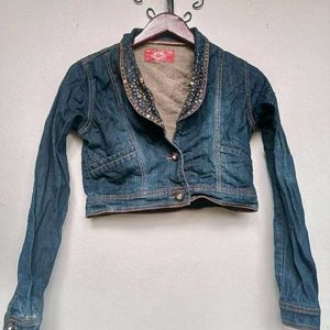 Cropped Denim Jacket