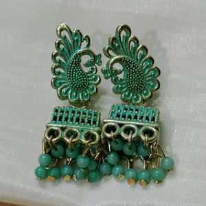 Minakari work earrings