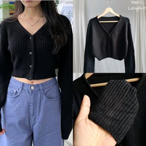 Black Knit Cardigan