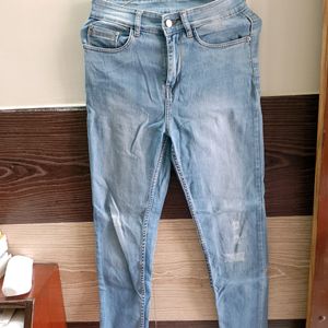 Blue Slim Fit Denim.