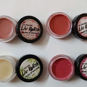 Homemade Organic Lipbalms