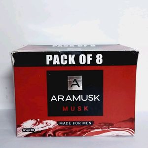 Aramusk Musk Soap For Men Pack Of 8